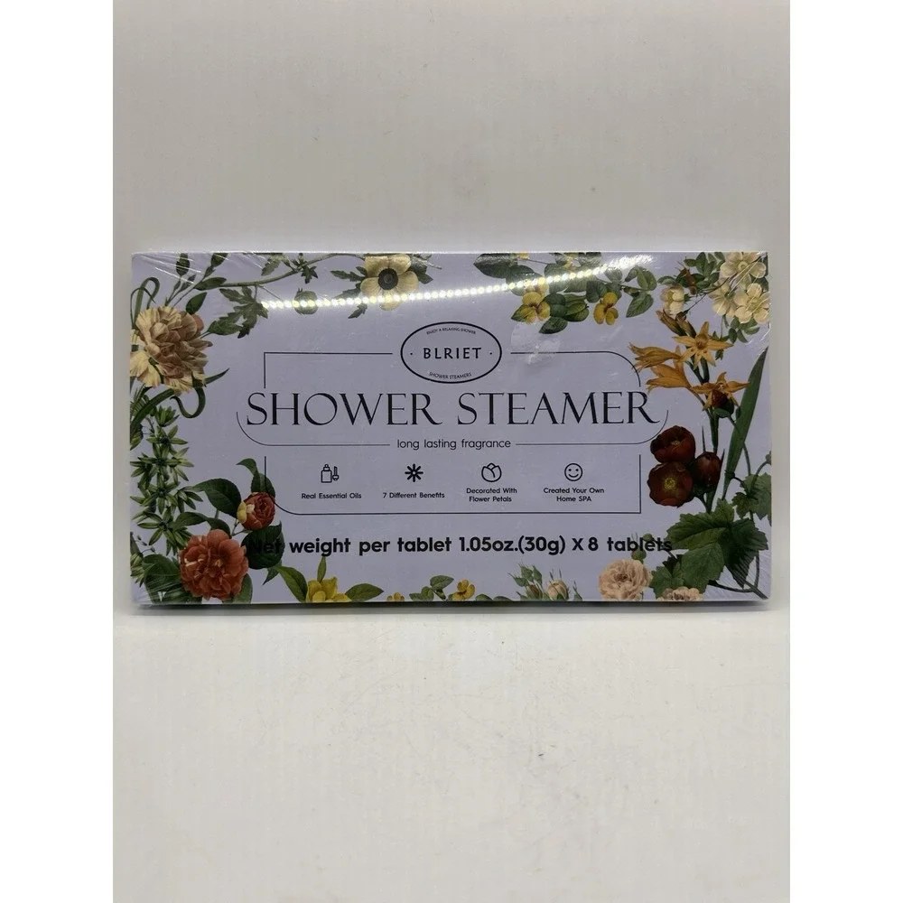 BLRIET Shower Steamers 8 Pack‎ Aromatherapy Spa Gift Set